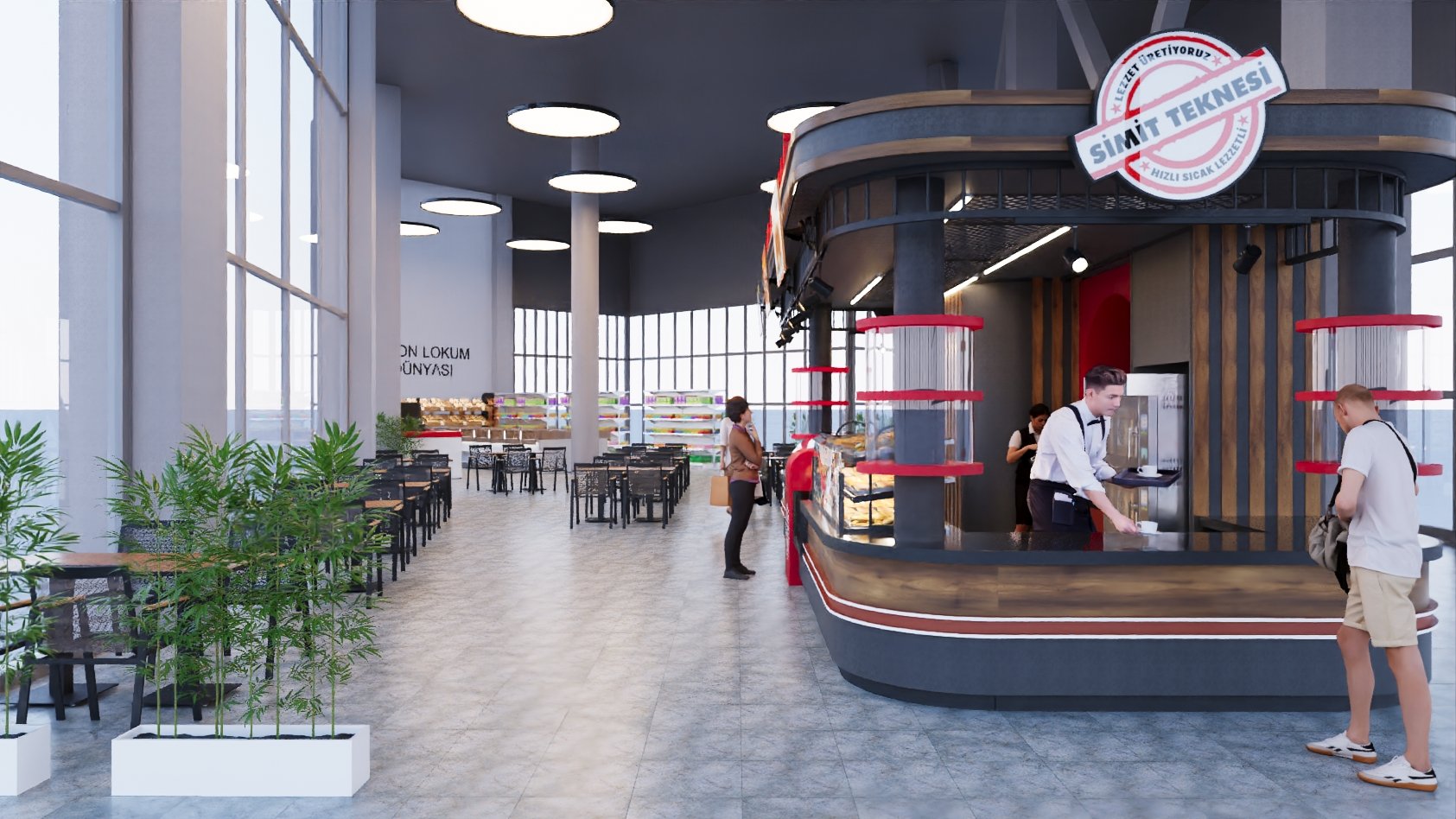 AVM - Kiosk Projelendirme - Samsun İç Mimarlık Projesi
