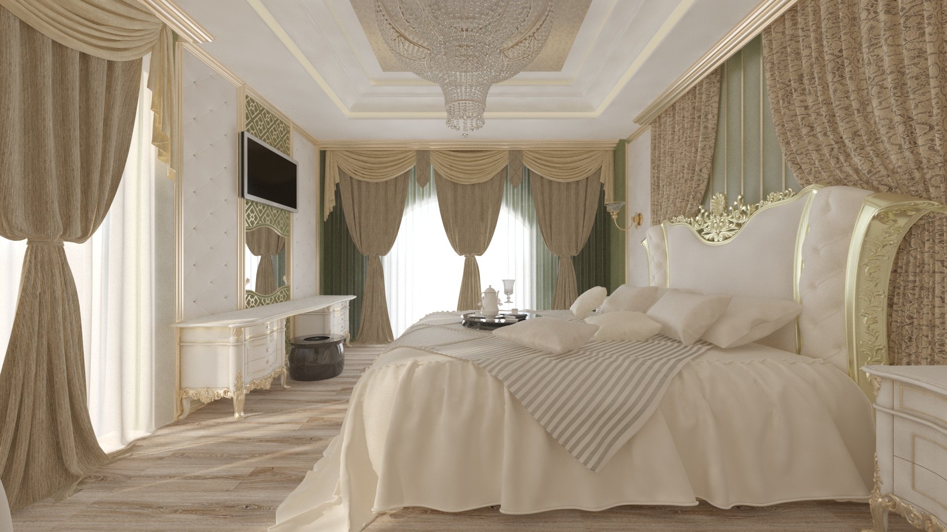 Çankırı - Villa Yatak Odası Projelendirmesi - Samsun İç Mimarlık Projesi
