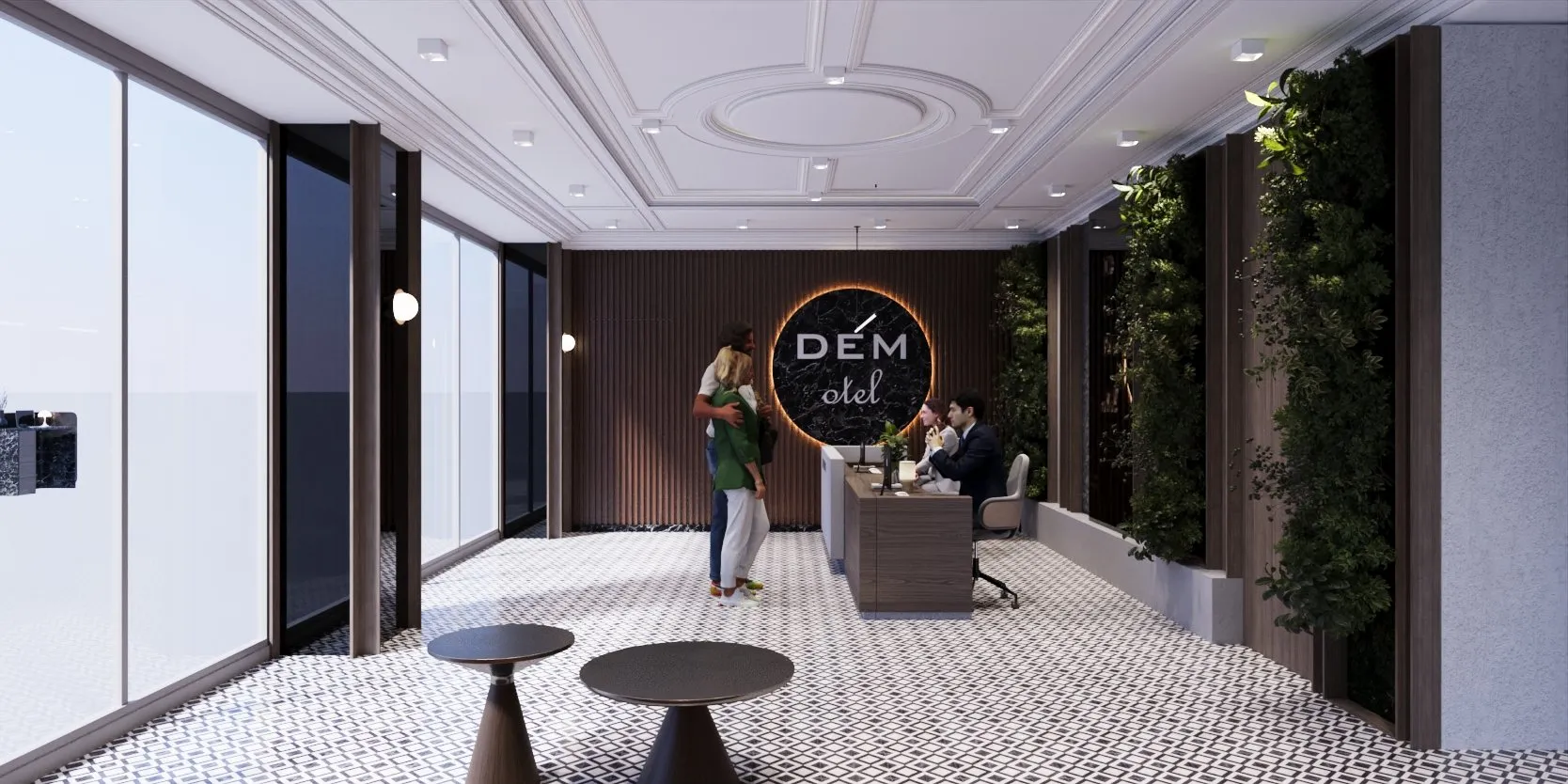 İstanbul Otel Lobby Projesi - Samsun İç Mimarlık Projesi
