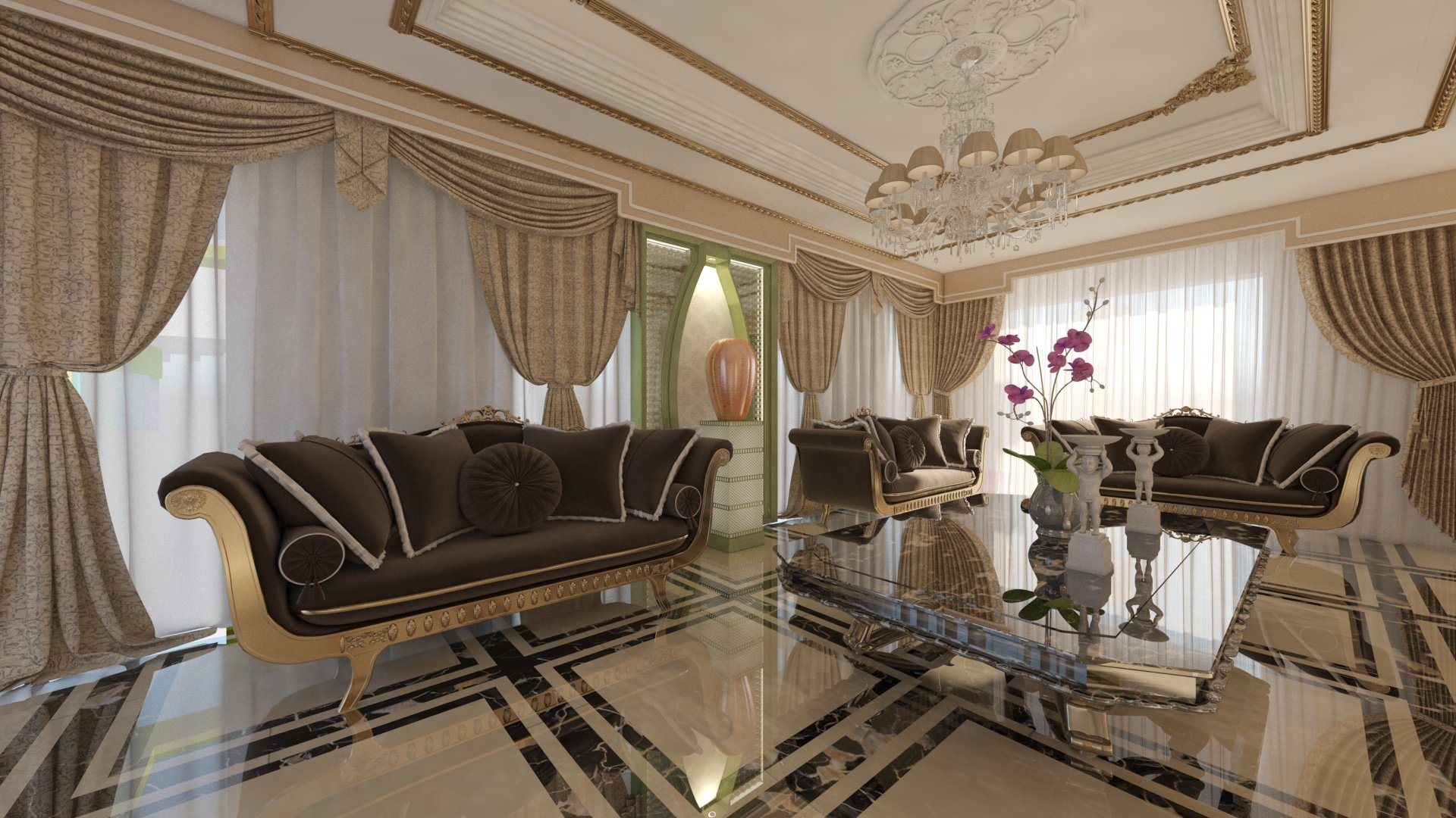 Kastamonu - Villa Salon Projelendirmesi - Samsun İç Mimarlık Projesi