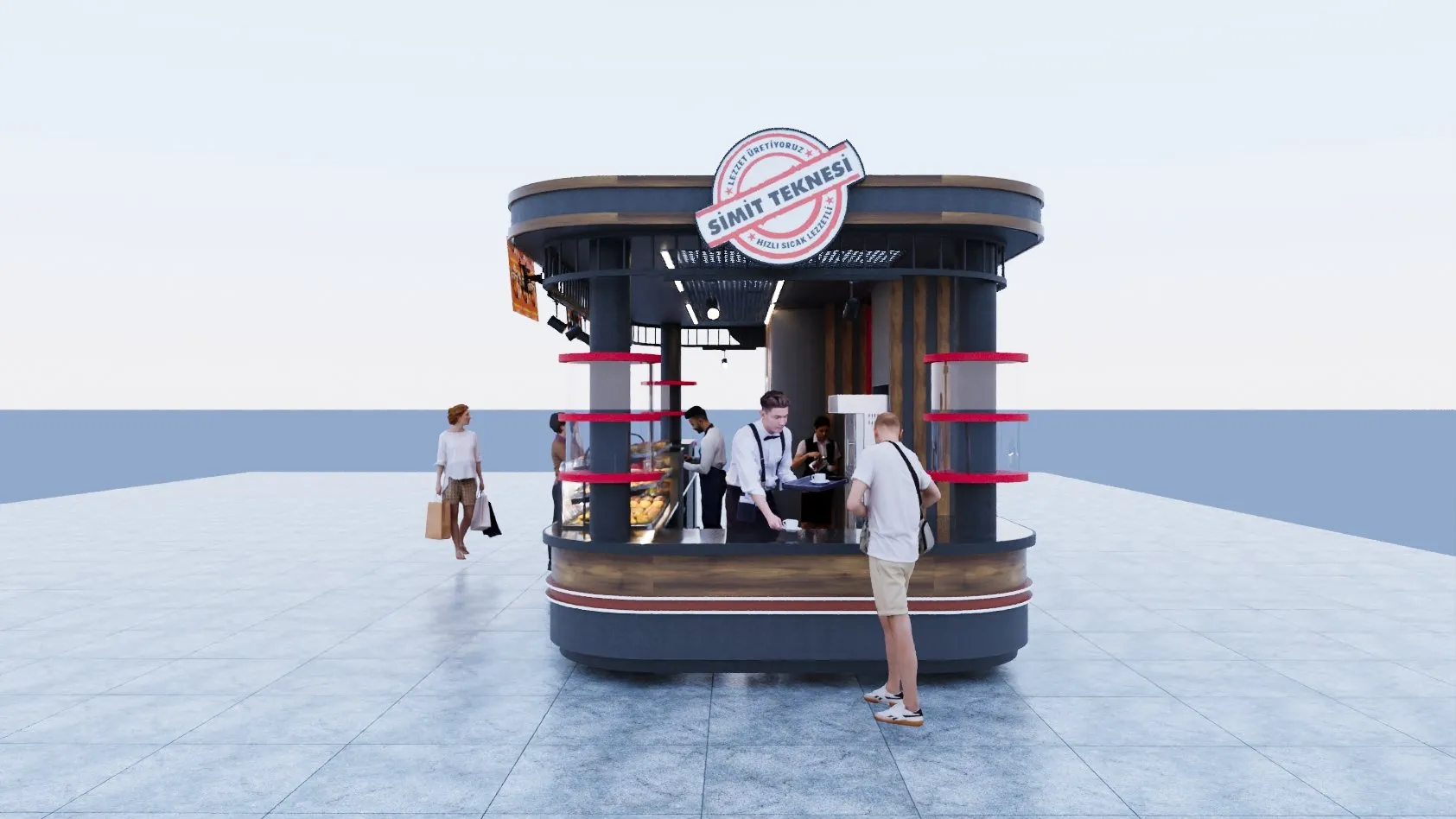 Kiosk Projesi - Samsun İç Mimarlık Projesi