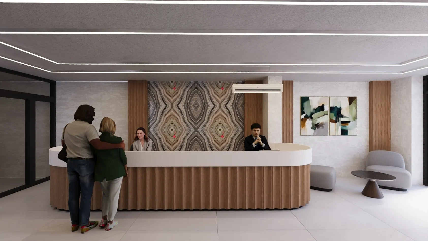 Otel Lobby Projesi - Samsun İç Mimarlık Projesi